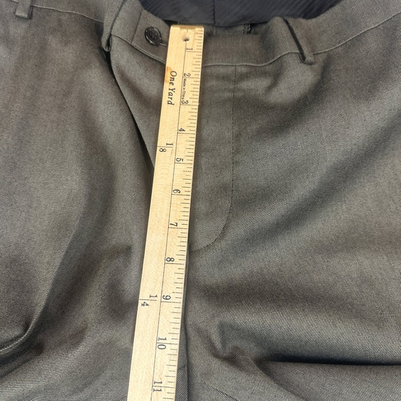 Lauren Ralph Lauren Men's Dress Pants 38W x 29L Olive Green Flat Front Trousers - Picture 6 of 9